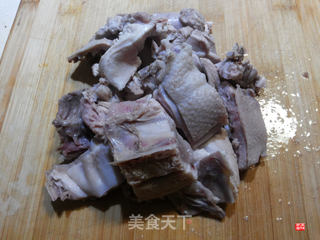香菇板栗蒸土鸡的做法步骤:7