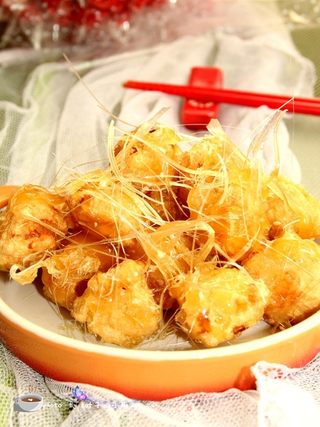 拔丝苹果的做法步骤:11