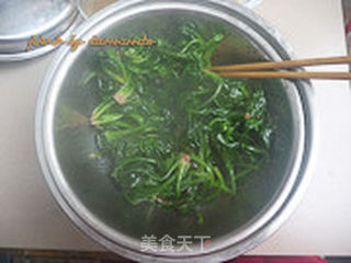 麻酱菠菜的做法步骤:3