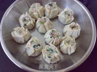 京葱鲜肉烧卖的做法步骤:5