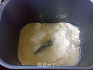 香葱沙拉肉松卷的做法步骤:2