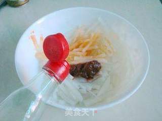 葱油萝卜丝的做法步骤:7