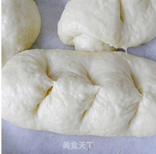 【蜜豆牛奶面包】------充满阳光的早晨的做法步骤:9