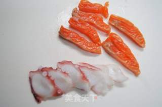 海鲜寿司手卷---海鲜控的福音的做法步骤:2