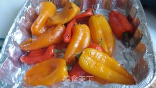 烤甜椒的做法步骤:4