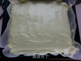 肉松菠菜蛋糕卷的做法步骤:16