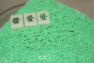 麻将蛋糕——送给爱打麻将的他(她)吧的做法步骤:8