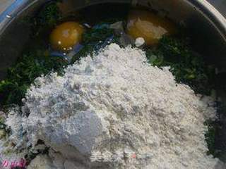 荠菜煎饼的做法步骤:4