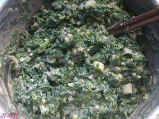 荠菜煎饼的做法步骤:5
