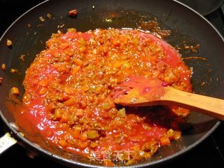 蕃茄牛肉酱的做法步骤:6