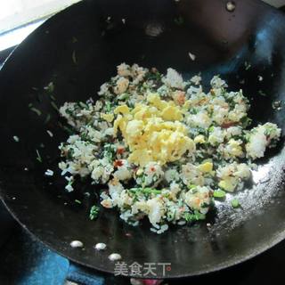 芥末鸡蛋炒饭的做法步骤：6