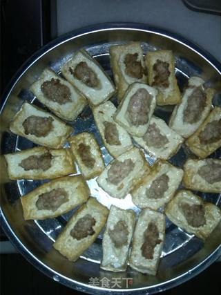 家常酿豆腐的做法步骤:7