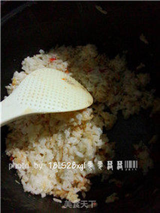 简易版:时蔬炒饭的做法步骤:3