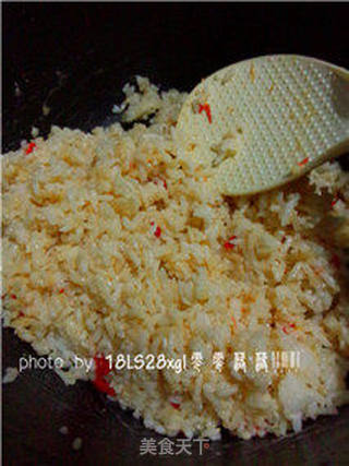 简易版:时蔬炒饭的做法步骤:4