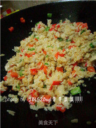 简易版:时蔬炒饭的做法步骤:8