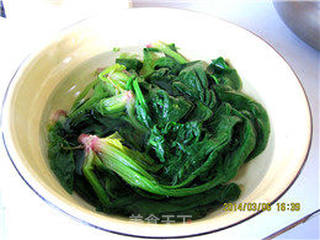 宝宝营养餐------山药菠菜糊的做法步骤:4