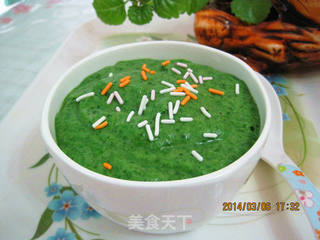 宝宝营养餐------山药菠菜糊的做法步骤:7
