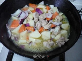 咖喱鸡肉饭的做法步骤：8