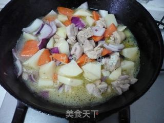 咖喱鸡肉饭的做法步骤:8