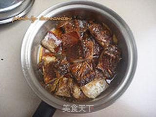 煎烧腊鱼块的做法步骤:5