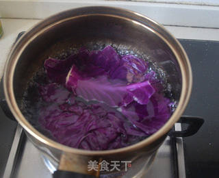 五彩花花面片的做法步骤:2
