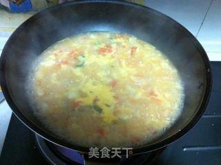 西红柿疙瘩汤的做法步骤:6