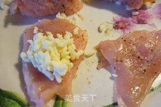 鸡肉芝士卷的做法步骤：3
