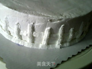 裱花蛋糕:春色的做法步骤:7