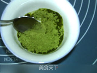 大理石抹茶蜂蜜蛋糕的做法步骤:4