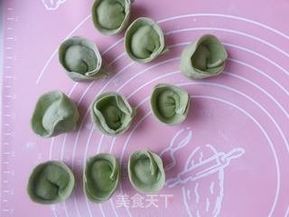 翡翠馄饨的做法步骤：9