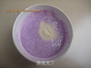 紫薯辫子馒头的做法步骤:2