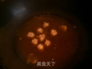 咖喱肉丸的做法步骤:3