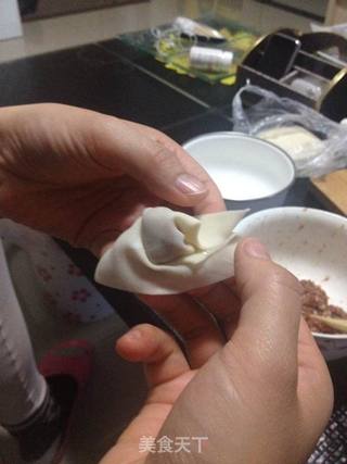 鸡丝馄饨的做法步骤:5