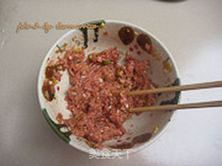 荠菜蒸饺的做法步骤:4