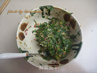 荠菜蒸饺的做法步骤:8