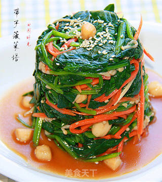 带子菠菜塔的做法步骤:9