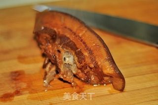 简易版肉夹馍的做法步骤:11
