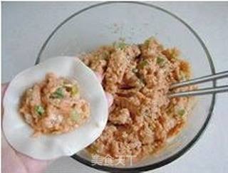 【半甜咸猪肉蒸饺】--- 半甜半咸的地方口味的做法步骤:4