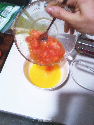 火腿芝士焗番茄的做法步骤:4