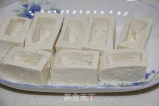 煎酿豆腐的做法步骤:3