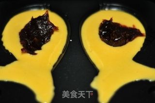 玫瑰豆沙馅鲷鱼烧的做法步骤:8