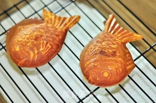 玫瑰豆沙馅鲷鱼烧的做法步骤:12