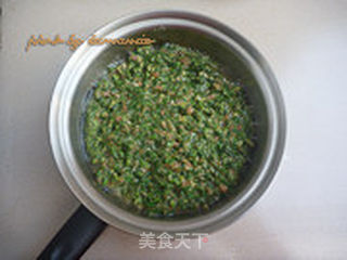 荠菜肉末煎蛋的做法步骤:7