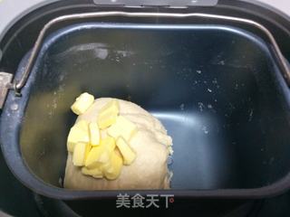 【奶香吐司】——我的第一个成功的面包机吐司的做法步骤:3