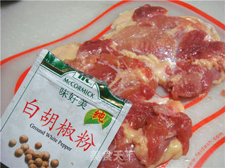 香煎鸡排(一吃两菜)的做法步骤:12