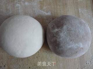 双色祥云馒头的做法步骤:5