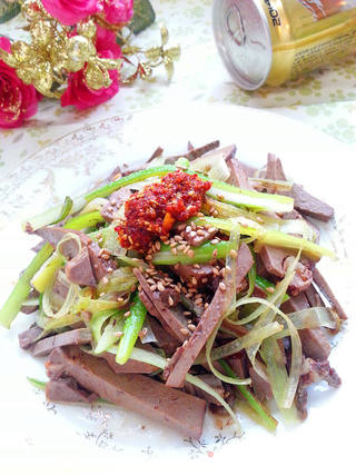 葱油卤肝的做法步骤:8