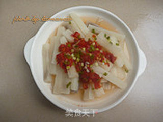 剁椒蒸山药的做法步骤:5