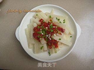 剁椒蒸山药的做法步骤:4