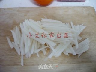 京糕桂花梨丝的做法步骤:2